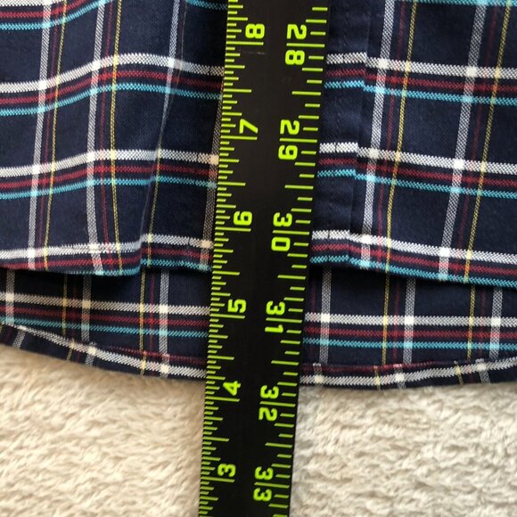 Towncraft Mens Shirt Large Lot Of Two Short Sleeve Plaid Button Down Casual Red - Picture 5 of 11